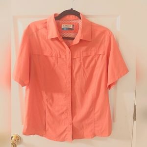 Magellan size L coral fishing shirt.